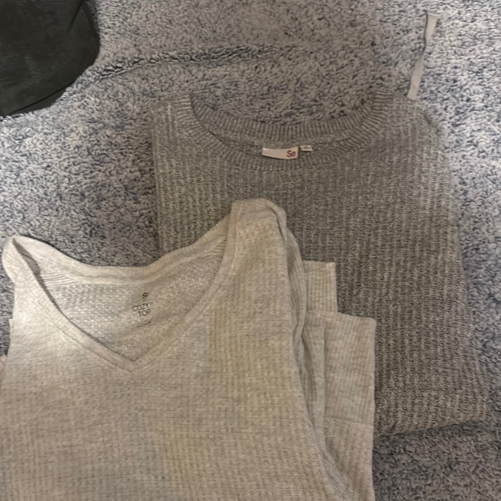 COPY - Soft Surroundings Gray Sweaters